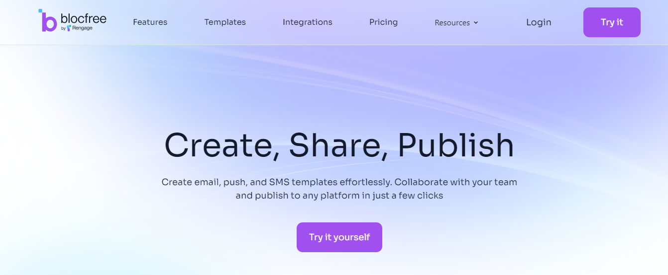 Blocfree - email design tools