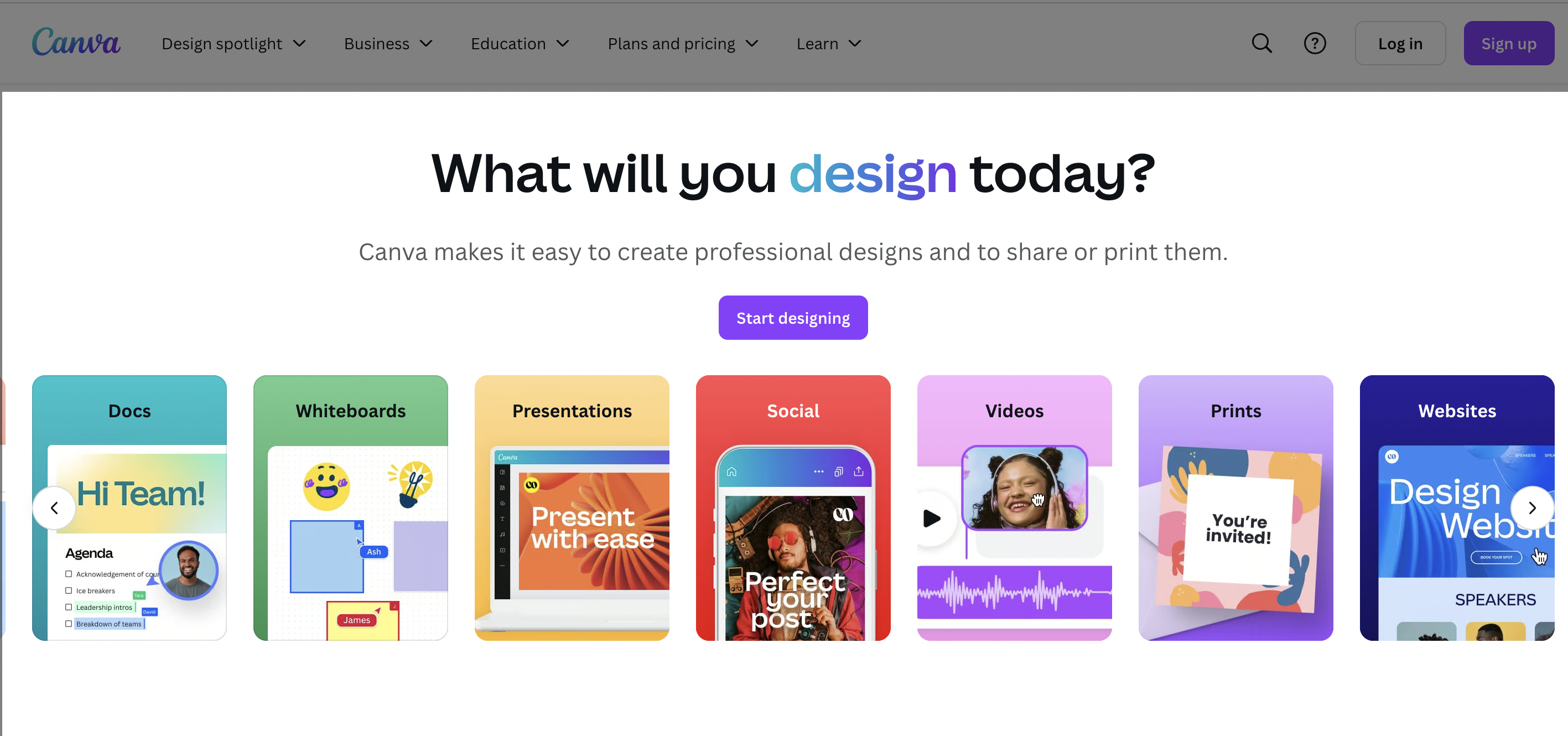 Canva - email design tools